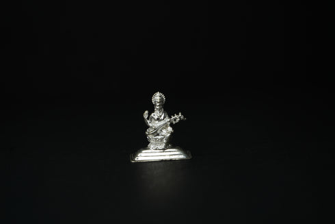 Pure Silver Saraswathi Idol 8.09grams